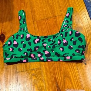 Green Leopard Print New NWOT 2X